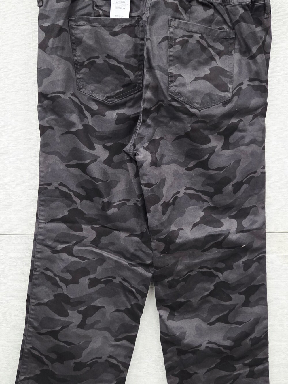 Torrid 0 Wide Leg pull on elastic back Camo Pants - Black - Picture 4 of 6